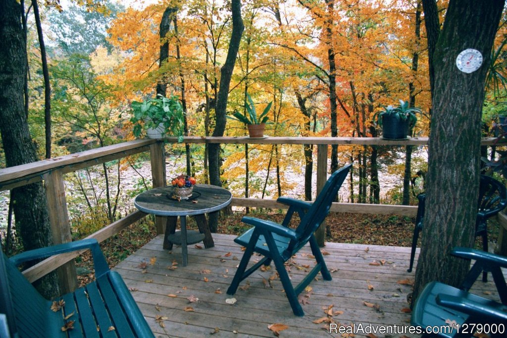 View From Morning Deck | Creek's End Riverside Retreat | Image #5/19 | 
