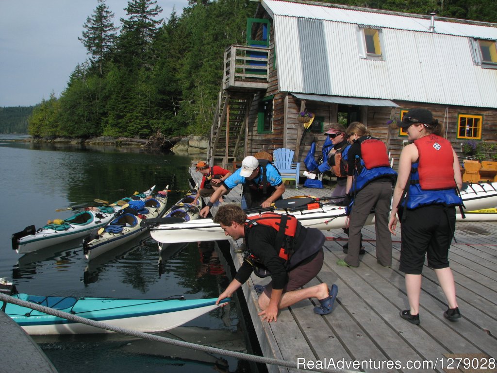 Launching Off The Lodge Deck. | The Paddlers Inn | Image #2/8 | 