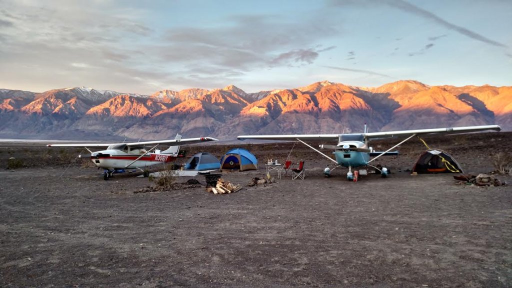 Camping In Death Valley | Alpine Aviation, Inc. | Grass Valley, California  | Scenic Flights | Image #1/3 | 
