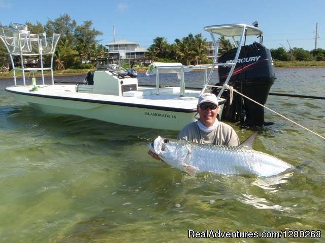 Tarpon caught on fly | Flats/Backcountry Fishing Guide Fly & Spin | Image #4/4 | 