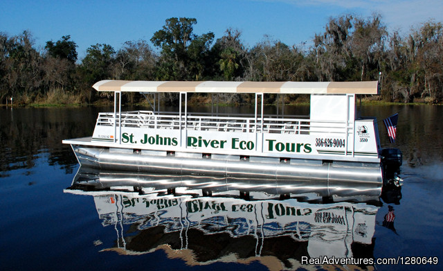 St. Johns River Eco Tours discover Real Florida Our Tour Boat