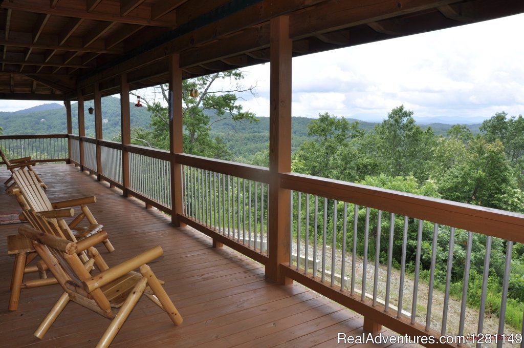 Blue View Mountain Vacation Cabin Rental Murphy, Nc | Luxury Dog-friendly Cabins W/ Fence-in & Hot-tub | Image #2/7 | 