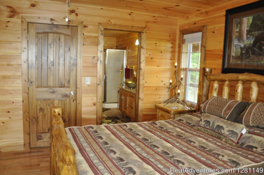 Blue View Mountain Vacation Cabin Rental Murphy, Nc | Luxury Dog-friendly Cabins W/ Fence-in & Hot-tub | Image #5/7 | 