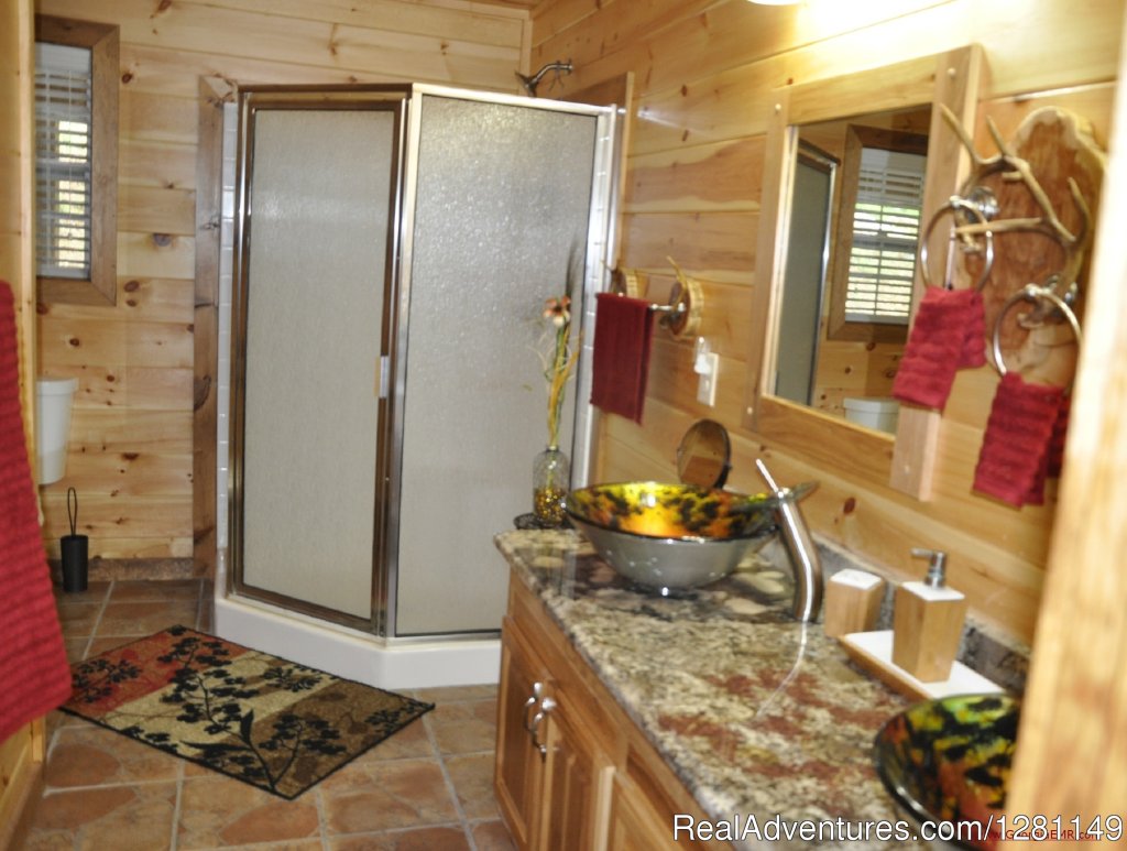Blue View Mountain Vacation Cabin Rental Murphy, Nc | Luxury Dog-friendly Cabins W/ Fence-in & Hot-tub | Image #6/7 | 