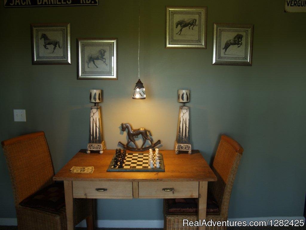 Chess. | Unique Lodging Hidden Cave Ranch Bed and Breakfast | Image #10/23 | 
