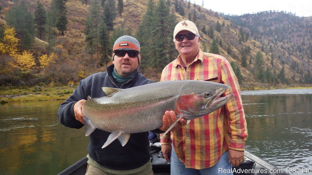 Steelhead on the Salmon River | Mountain River Outfitters | Riggins, Idaho  | Fishing Trips | Image #1/9 | 