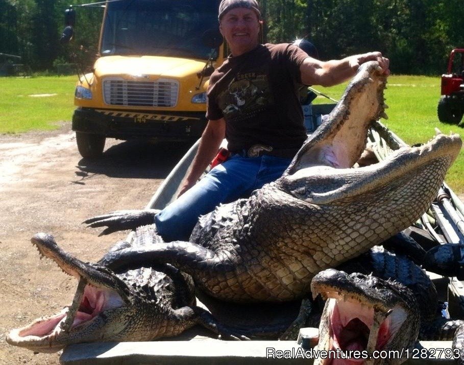 We Hunt Big Gators!  | Guided Louisiana Trophy Alligator Hunts And More | Lake Charles, Louisiana  | Hunting Trips | Image #1/1 | 