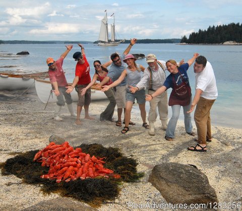 Traditional Maine Lobster Bake Aboard Every Cruise
