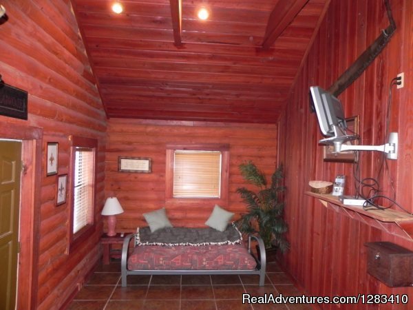 Log Cabin Living Room | Bayou Log Cabins | Image #4/13 | 