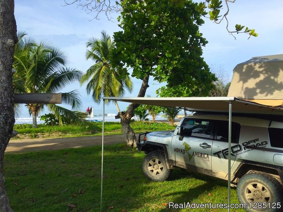 Relaxing and camping on a Costa Rican beach | Nomad America Costa Rica Camping 4X4 Roadtrip | Image #15/17 | 