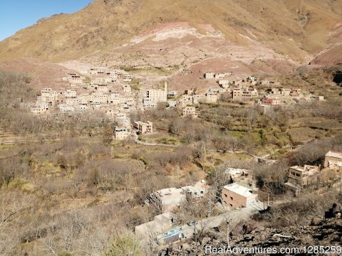 Berber village atlas mountains