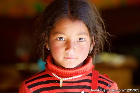Eastern Tibet nomad girl