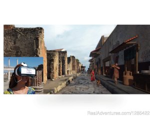 On-site 3d virtual reality tour of ancient Pompeii | Pompei, Italy | Archaeology