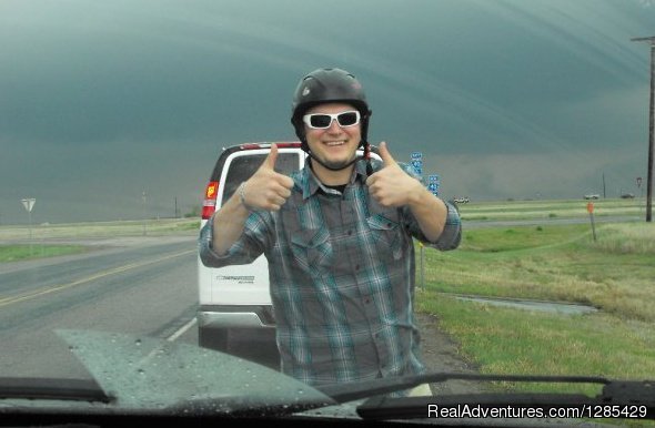 Thumbs up for fun | Tornadic Expeditions Storm Chasing Tours | Image #4/4 | 
