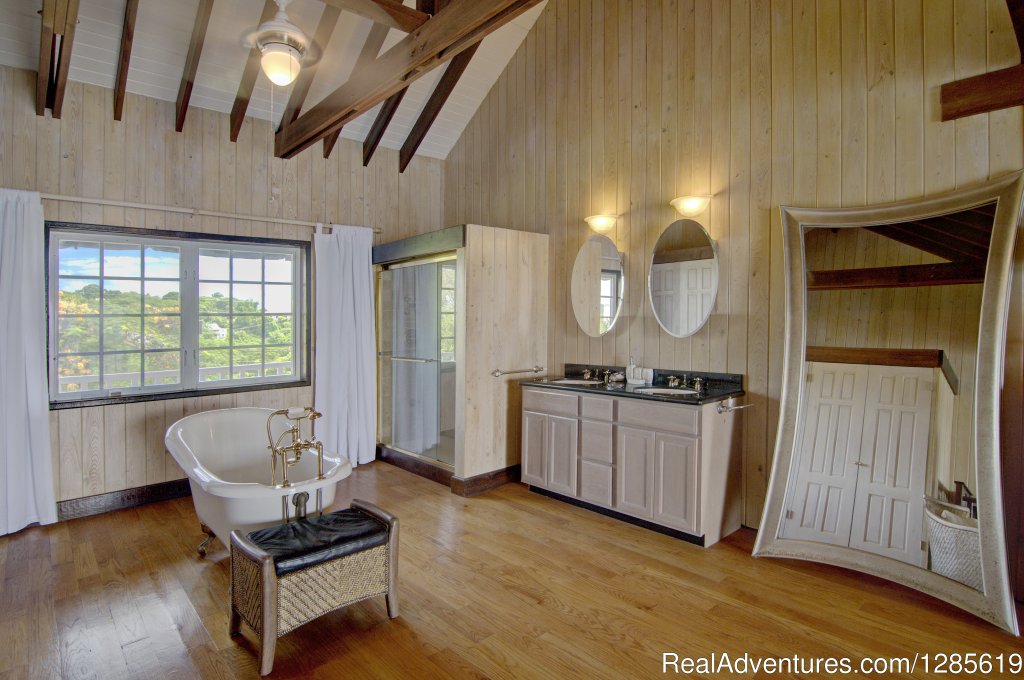 En Suite for the Cinnamon Room | GrenadaBnB - Luxury Waterfront Villa | Image #9/13 | 