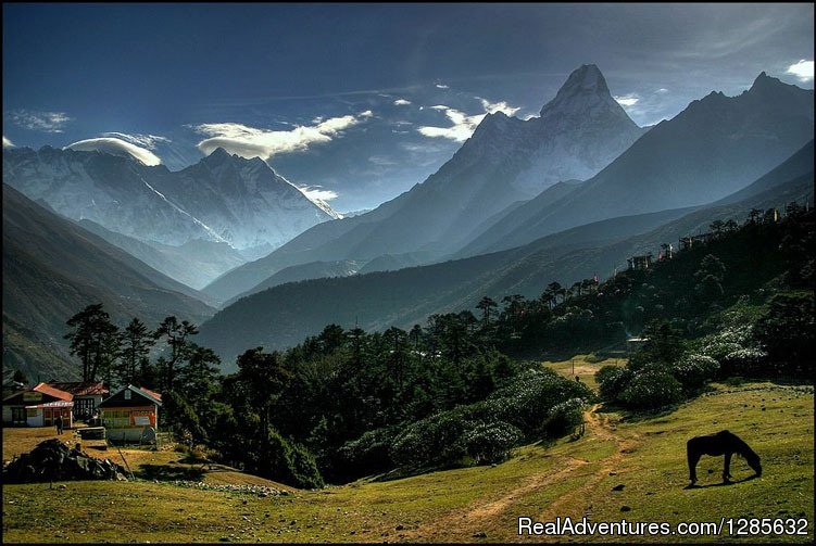 View from tyangboche monastry | Trekking in Nepal with Friends Adventure Team | Image #3/6 | 