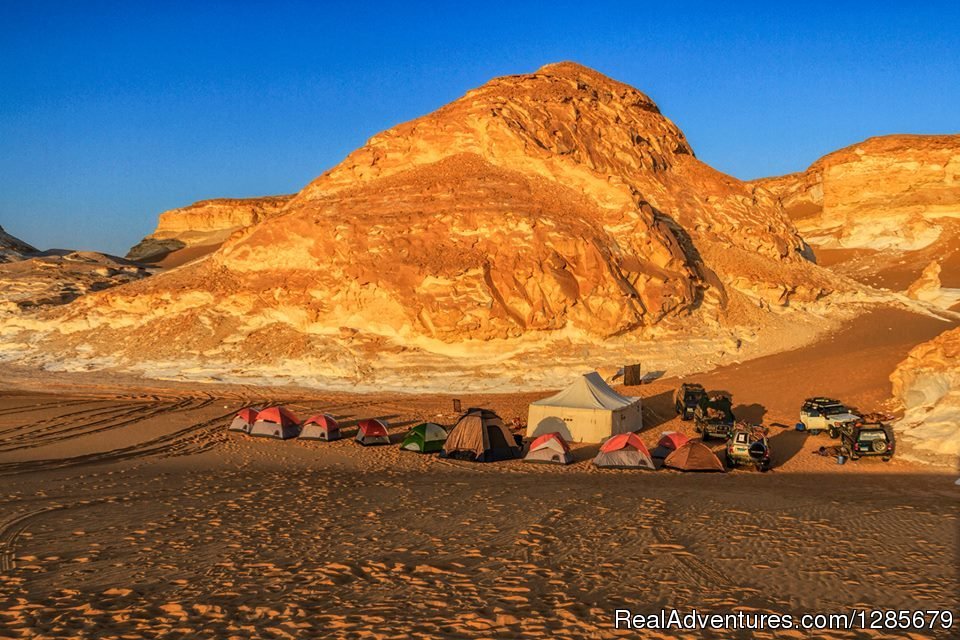 Camping in the white desert | AhmedDesertSafari | Bawiti city, Egypt | Eco Tours | Image #1/3 | 