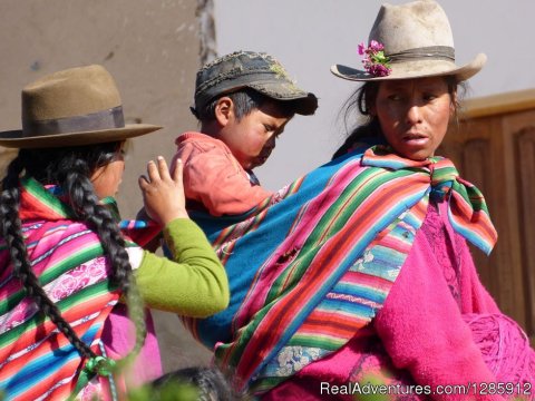 Andes Cuzco community . Peru