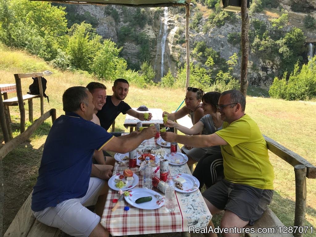 Local lunch in Tomor Mountain | Kayak, Snorkel and Hike Canyons in Albania | Image #2/4 | 