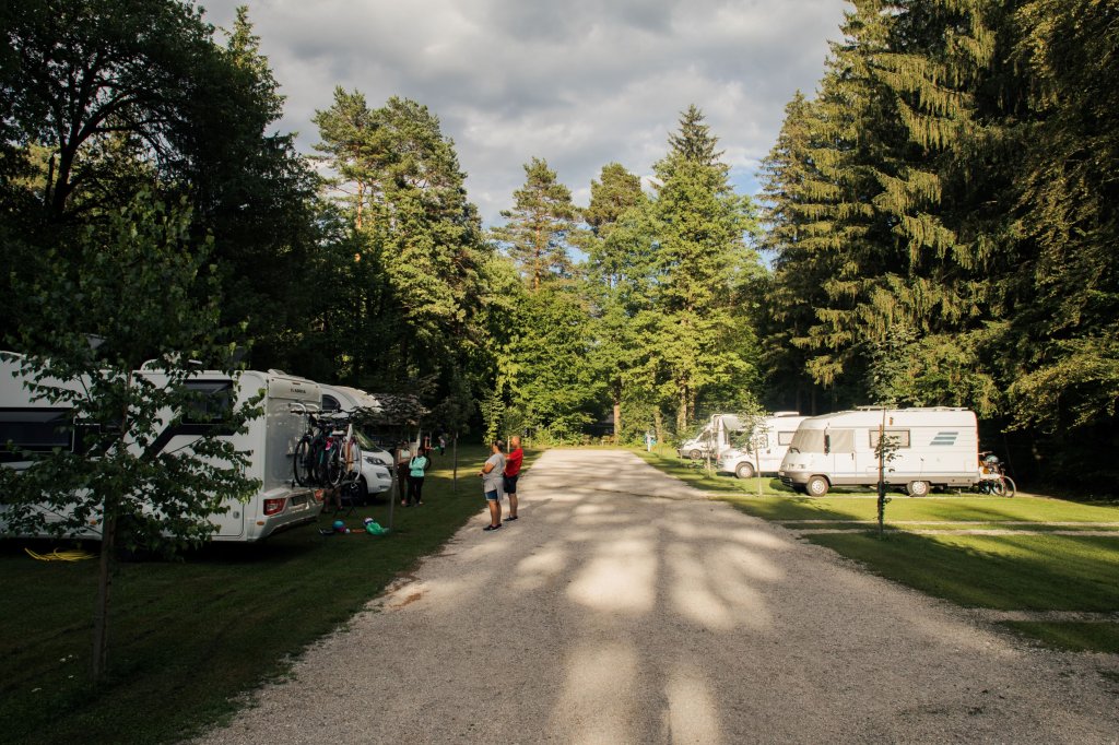 Meadow For Bigger Caravans, Campers | Forest Camping Mozirje | Image #8/29 | 