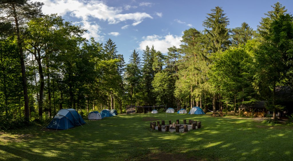 Main Meadow With Rental Tents | Forest Camping Mozirje | Image #22/29 | 