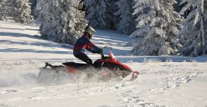 Snowmobiling in Grass Valley, California