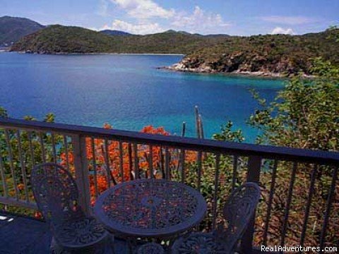 View from the 2nd bedroom private deck | Romantic waterfront villa, private snorkeling beac | Image #11/20 | 