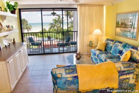 Living Room Sundial B306 | Luxury Vacation Rental, Sundial Condos | Image #2/9 | 