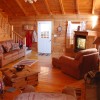 Smoky Mountain Log Cabin Vacation Rentals Creekside Leather Great Room