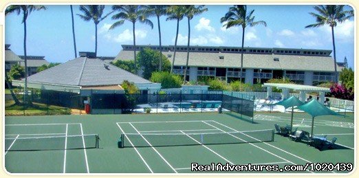Tennis Courts and Recreation Area | Cliff's Honeymoon Condo Princeville, Kauai, Hawaii | Image #17/23 | 