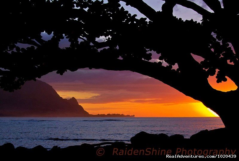 Bali Hai Sunset | Cliff's Honeymoon Condo Princeville, Kauai, Hawaii | Princeville, Kauai, Hawaii  | Vacation Rentals | Image #1/23 | 