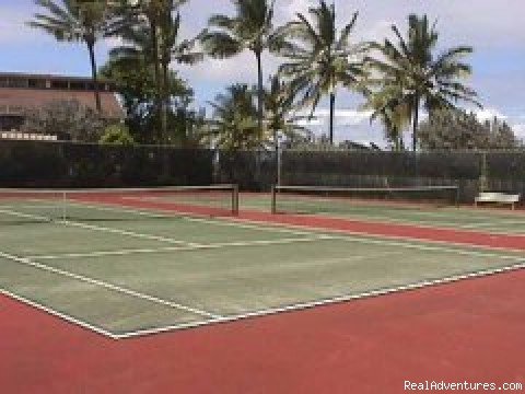 Cliffs Tennis Courts and Playground for Kids | Cliff's Honeymoon Condo Princeville, Kauai, Hawaii | Image #9/23 | 