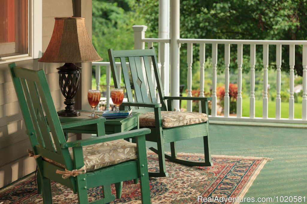 Front porch | Andon-Reid Inn Bed & Breakfast | Waynesville, North Carolina  | Bed & Breakfasts | Image #1/4 | 