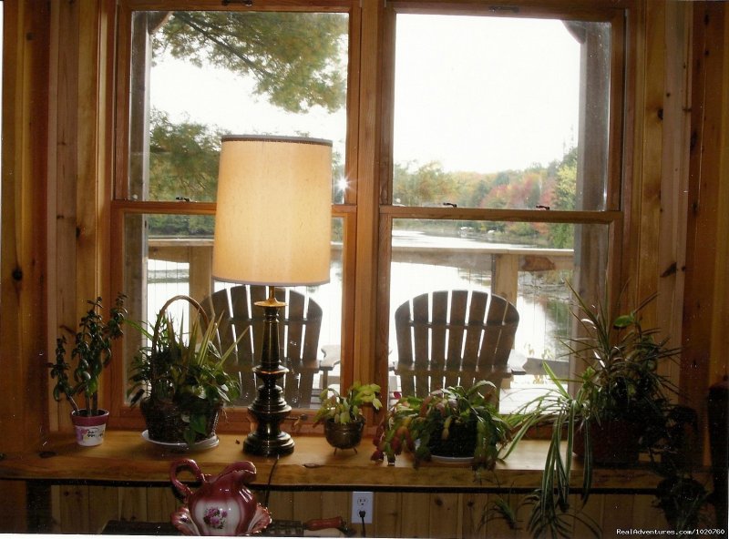 Sunny Rock Bed and Breakkfast, View from the Sunroom | Sunny Rock Bed & Breakfast Haliburton Highlands ON | Image #11/23 | 