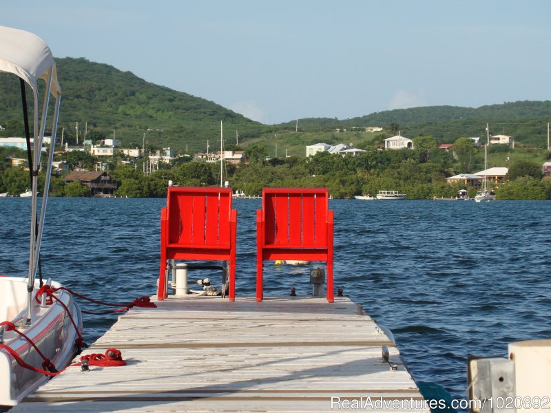 Dock | Casa Ensenada Waterfront  Guesthouse, Culebra, PR | Culebra, Puerto Rico | Vacation Rentals | Image #1/23 | 