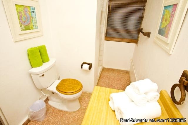 Pequeno Bathroom | Casa Ensenada Waterfront  Guesthouse, Culebra, PR | Image #18/23 | 