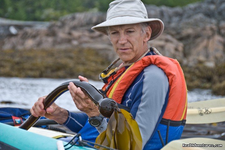 Terry gives natural history talk BC Canada | Sea Kayak Vacations & Whale Adventures in Baja/BC | Image #23/25 | 