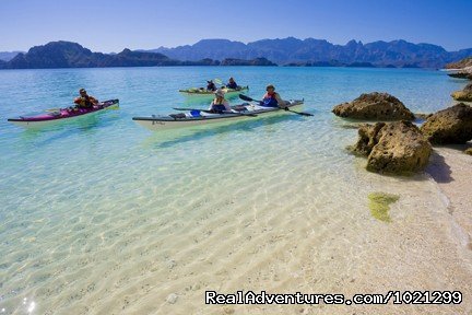 Sea of Cortez - turquoise water & white sand | Sea Kayak Vacations & Whale Adventures in Baja/BC | Port McNeill, British Columbia  | Kayaking & Canoeing | Image #1/25 | 