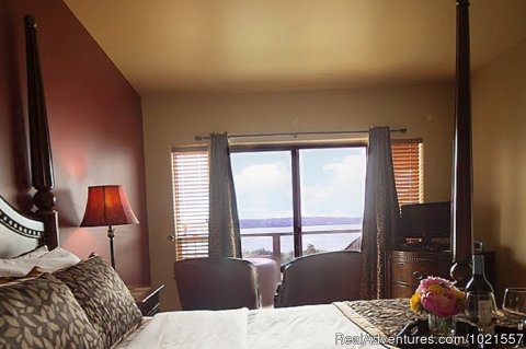 Room 2...a little romance and a lot of view with hot tub | Image #13/25 | Camano Island Waterfront Inn