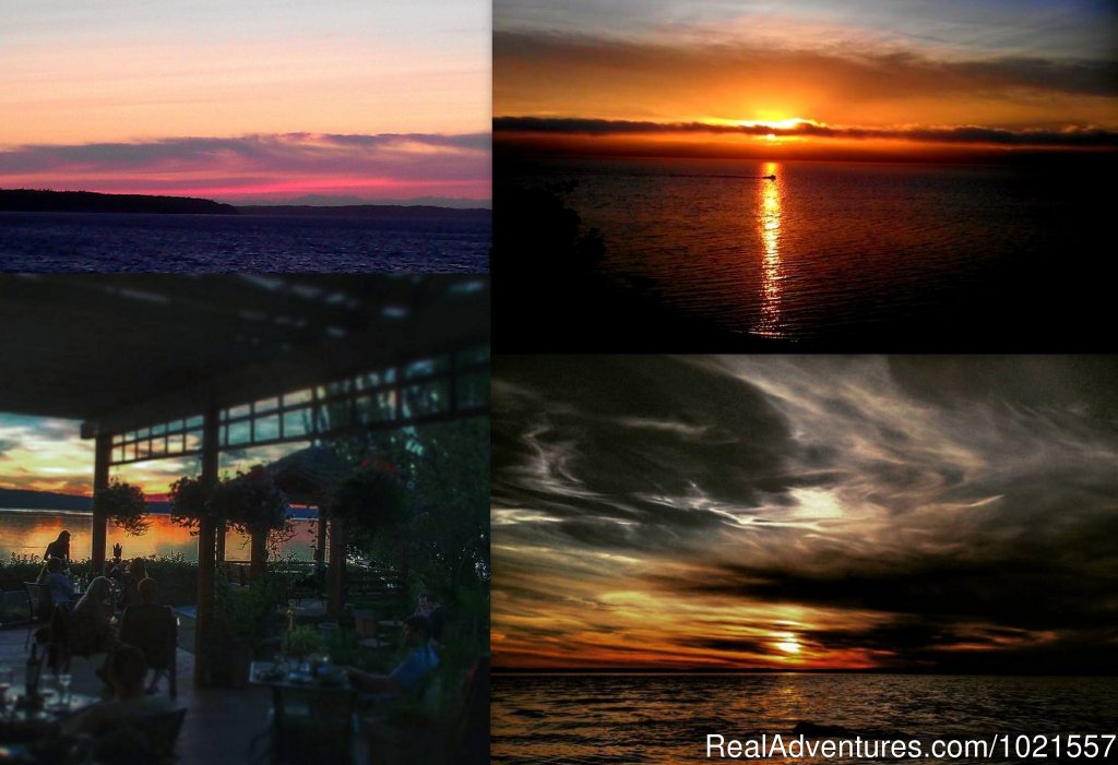 Gorgeously Romantic Sunsets | Camano Island Waterfront Inn | Camano Island, Washington  | Bed & Breakfasts | Image #1/25 | 