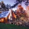 Luxury Log Cabin Rentals with Hot Tub MacLeod cabin in autumn