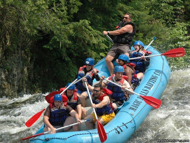 Entering Magic Falls Rapid | Magic Falls Rafting Company | West Forks, Maine  | Rafting Trips | Image #1/4 | 