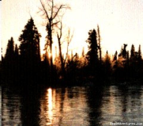 Sunset at Kamp | Alaska Fishing Adventures at Krog's Kamp | Image #12/12 | 