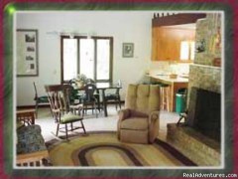 Living room | TreeTops | Robbinsville, North Carolina  | Vacation Rentals | Image #1/4 | 