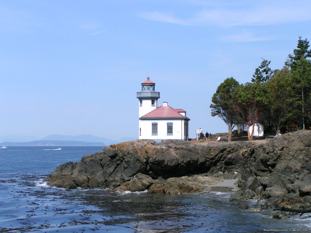 Lighthouse At Lime Kiln Park On San Juan Island | Whale Watching Adventure / Friday Harbor Cruise | Image #3/4 | 