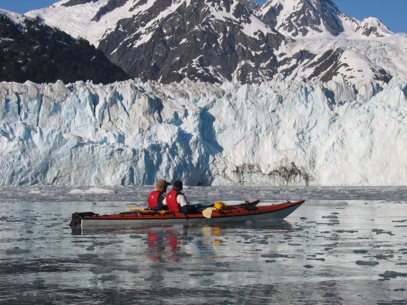 Witness the remote and advancing Mears Glacier. | Alaska Sea Kayaking with Pangaea Adventures | Image #5/8 | 