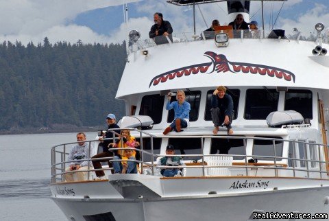 Whale watching on Alaskan Song | Alaska Yacht Charters Aboard Alaskan Song | Image #2/22 | 