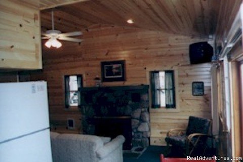 Inside of Cabin #6 (Honeymoon) | The Lodge on Otter Tail Lake | Battle Lake, Minnesota  | Vacation Rentals | Image #1/7 | 