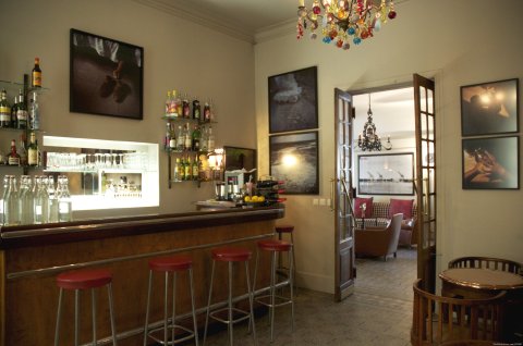 The bar of the Hotel Nord-Pinus