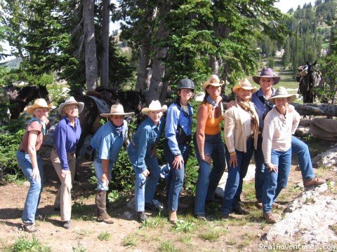 The girls! | Horseback riding in the Tetons & Yellowstone Park | Image #11/15 | 
